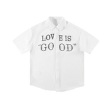 Texture Pearl Deco Shirt