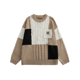 Color Block Jersey Sweater