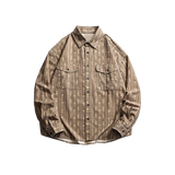 Retro Flower Print Shirt