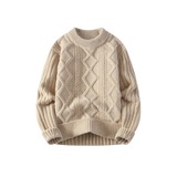 Round Collar Jeresy Sweater