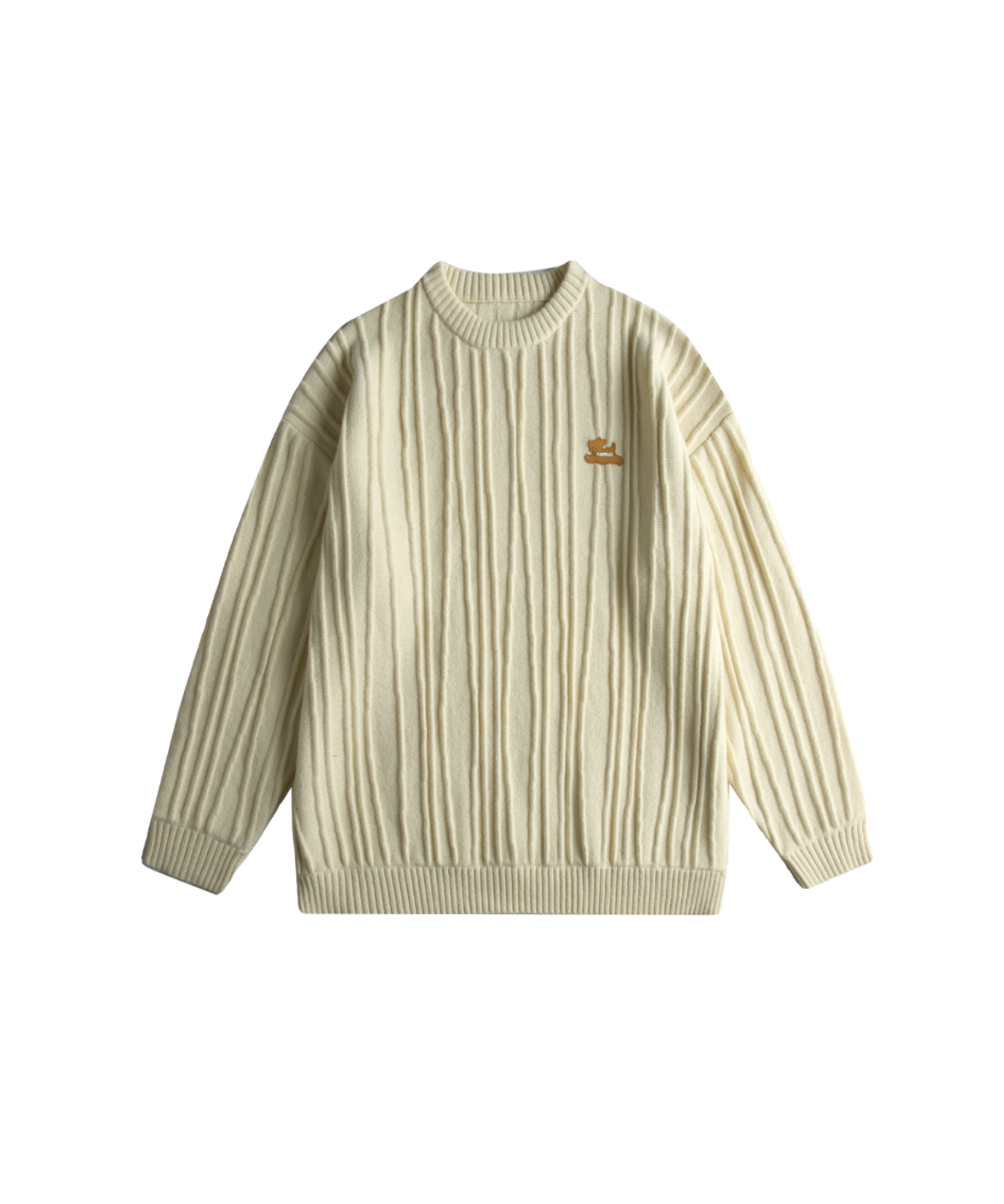 Vertical Fine Lines Jeresy Sweater