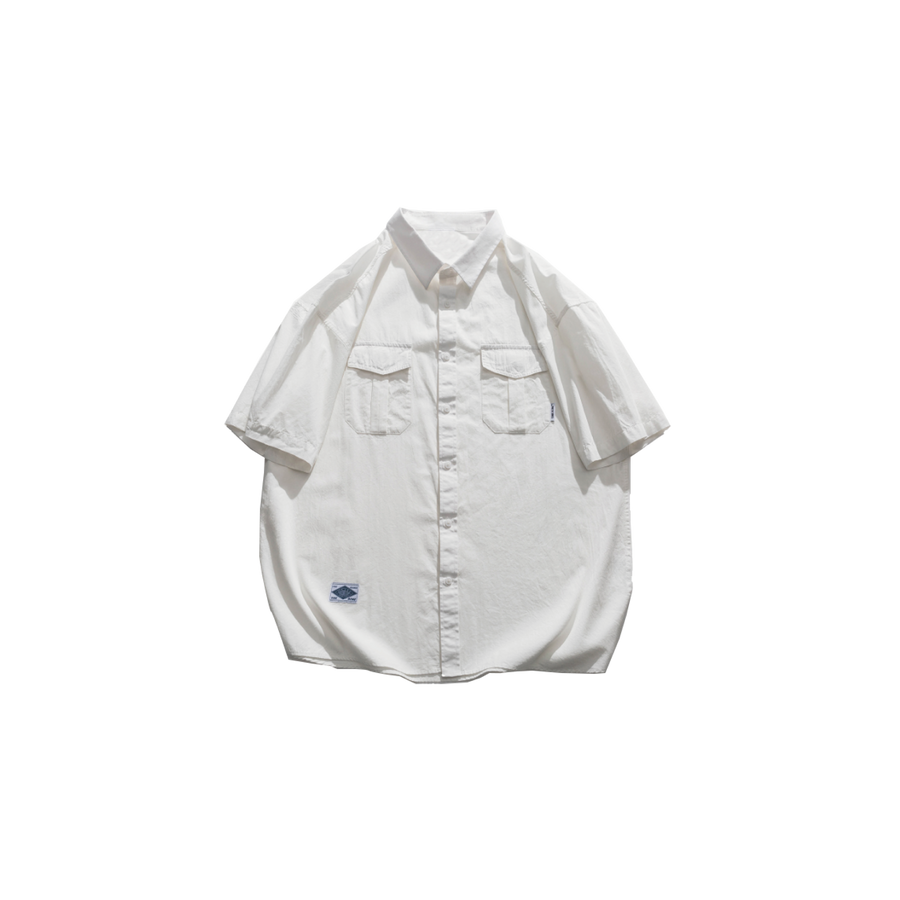 Oversized Basic Short Sleeve Shirt