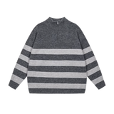 Half Stripe Pullover Knit