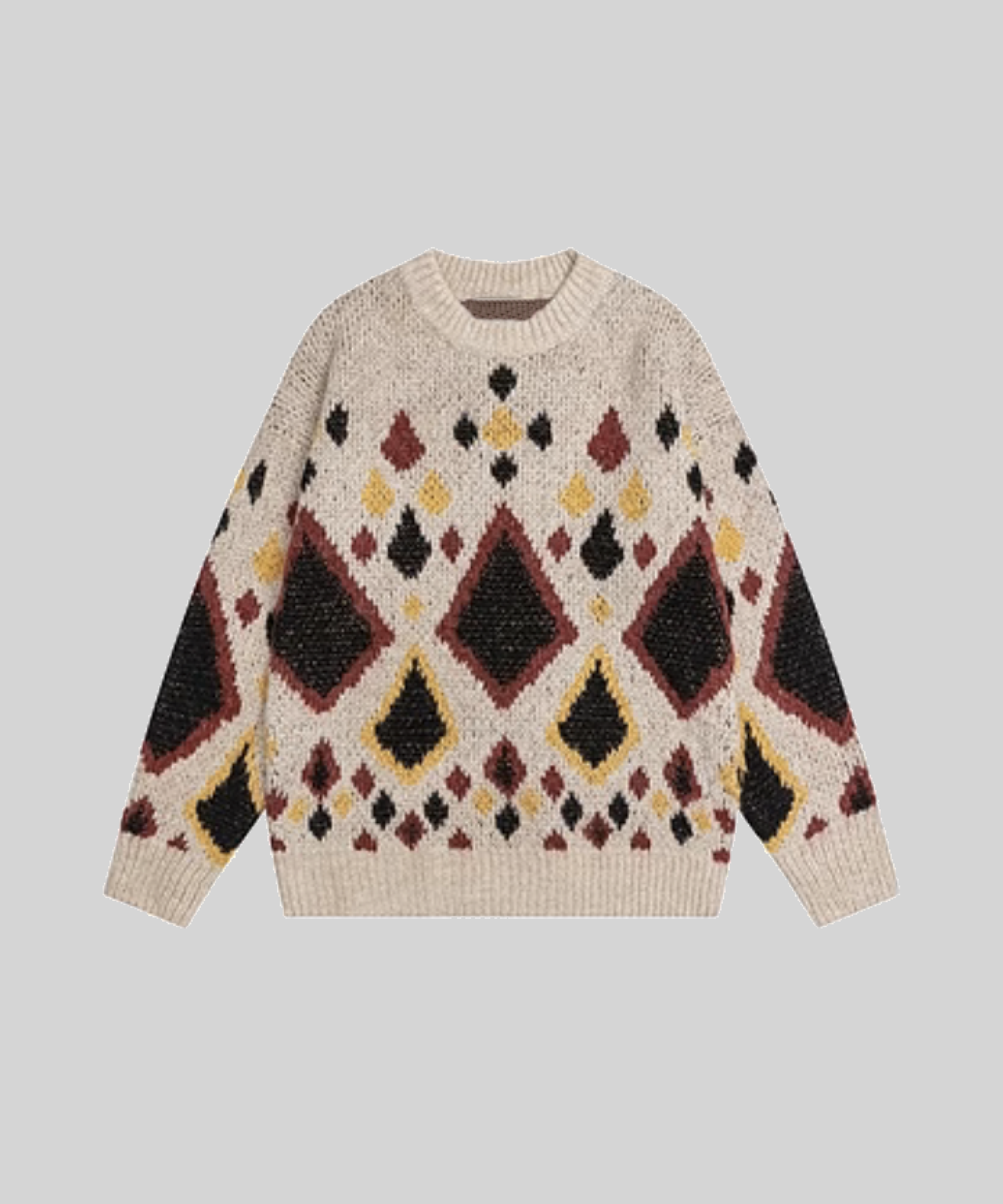 Retro Argyle Sweater