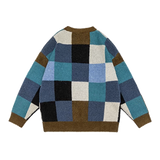 Vintage Color Block Sweater