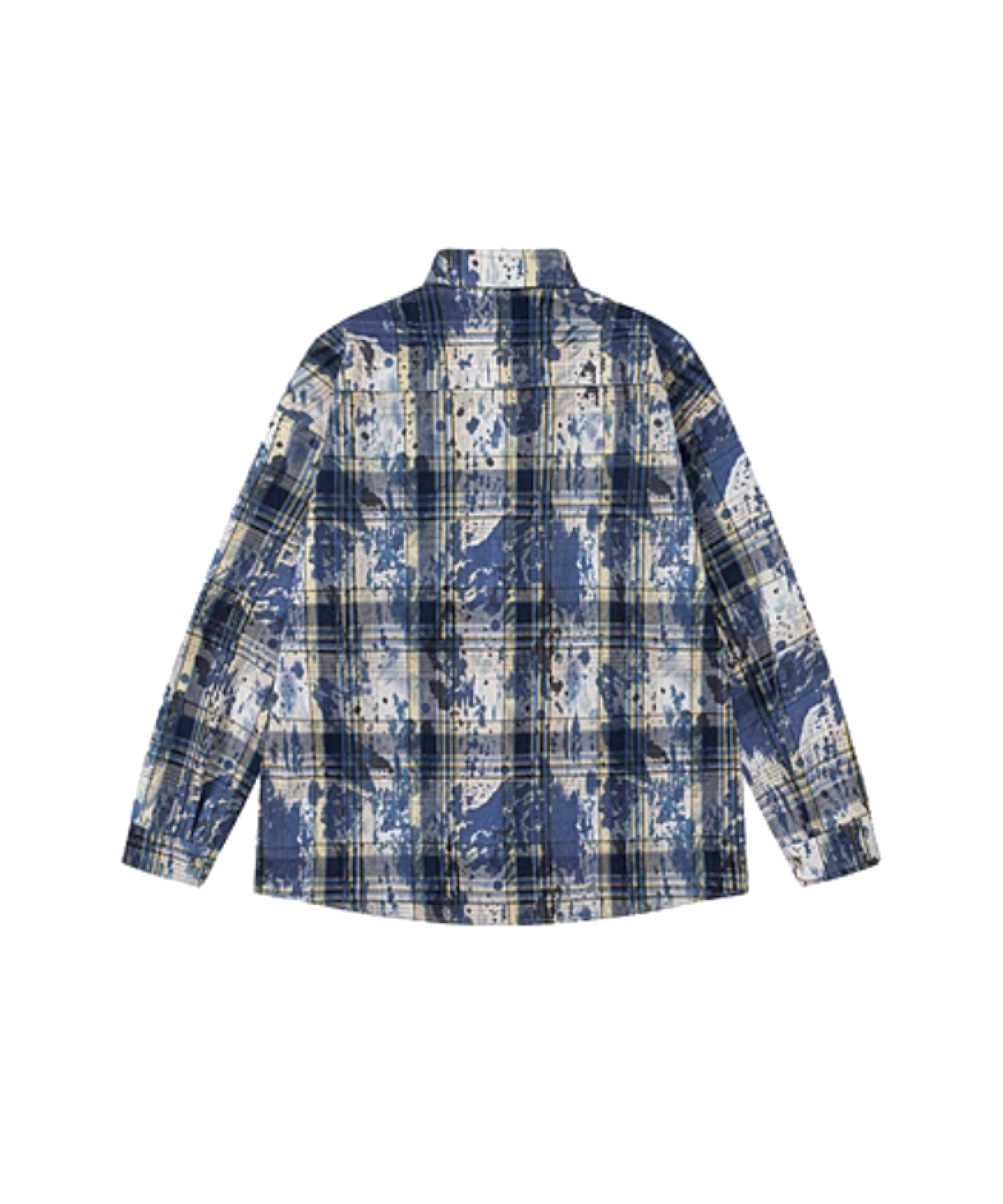 Cheerful Tye-Dye Check Shirt