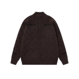 Emboss Wave Jacquard Cardigan