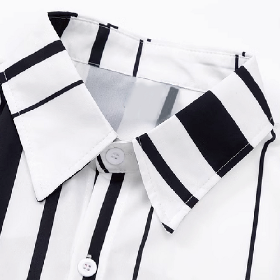 Stripe Style Loose Shirt