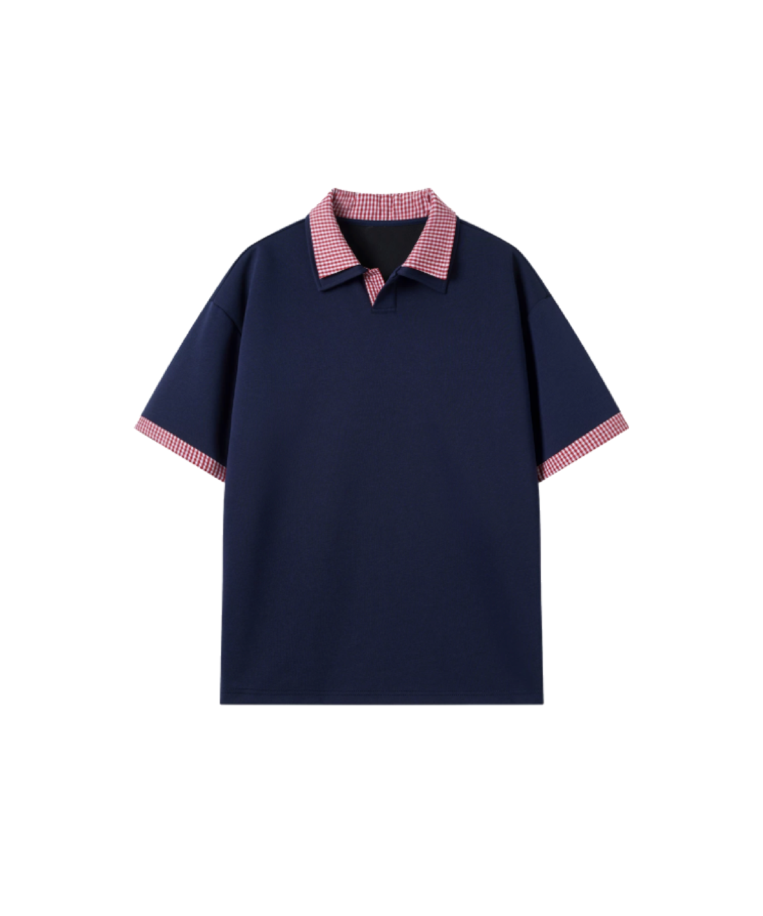 Plaid Docking Polo Shirt