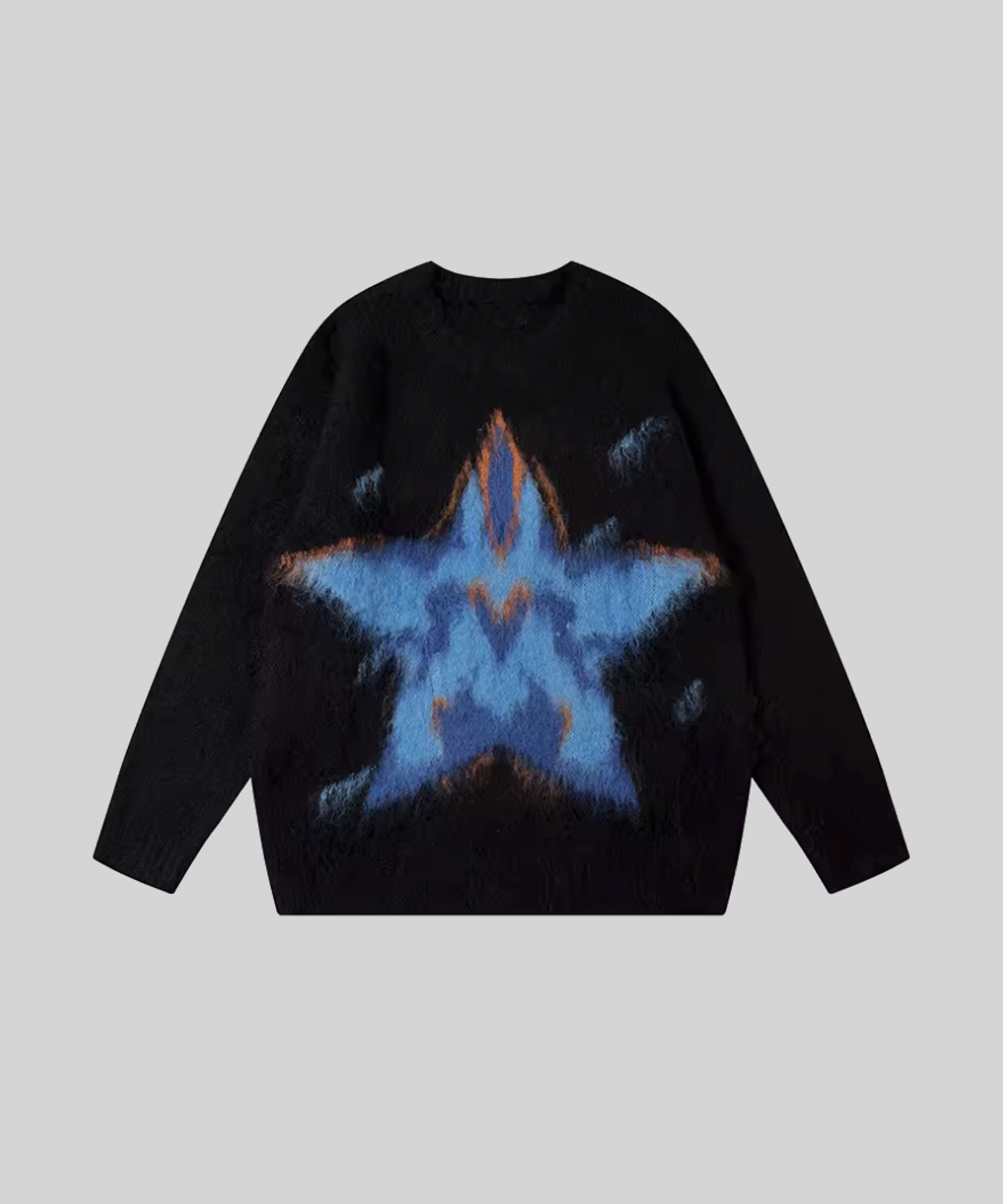 Mohair Abstract Sweater
