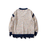 Colored Dots Embroidery Sweater