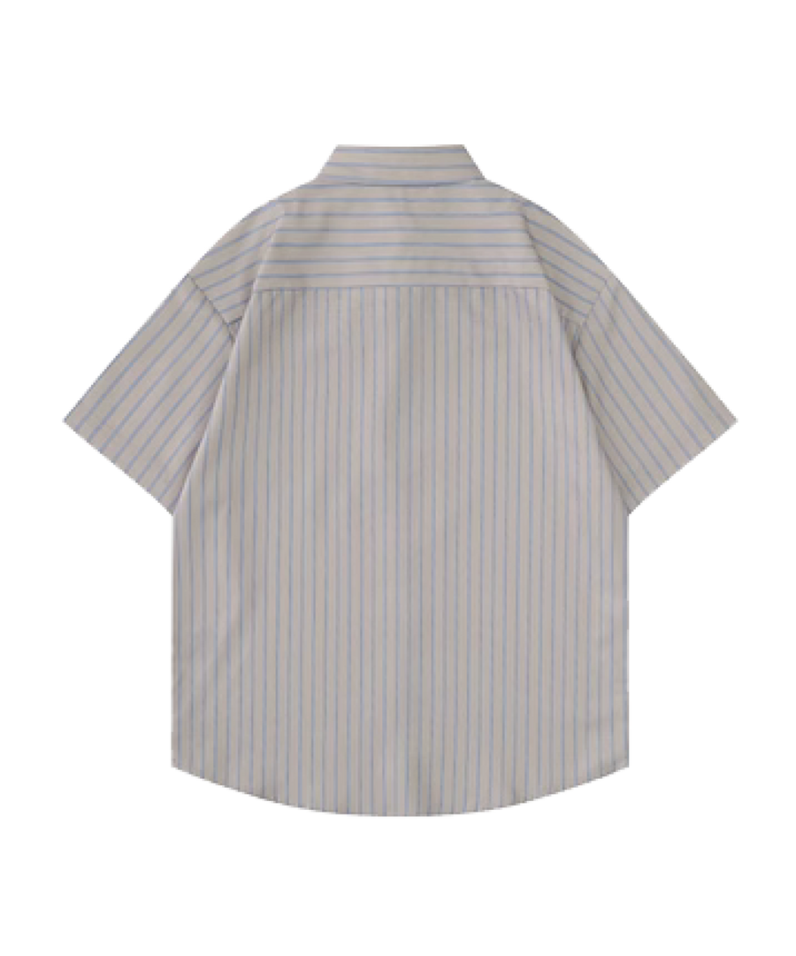 Casual Stripe Low Fatigue Shirt