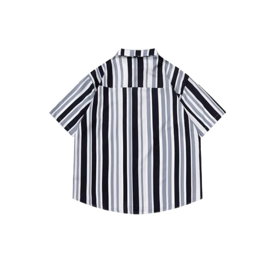 Mix Color Stripe Shirt