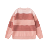 Contrast Color Patch Sweater