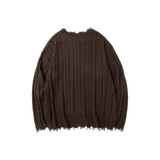 Round Neck Rib Sweater