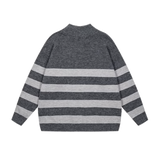 Half Stripe Pullover Knit