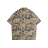 Matte Botanical Tie Shirt