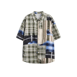 Punk Style Check Shirt