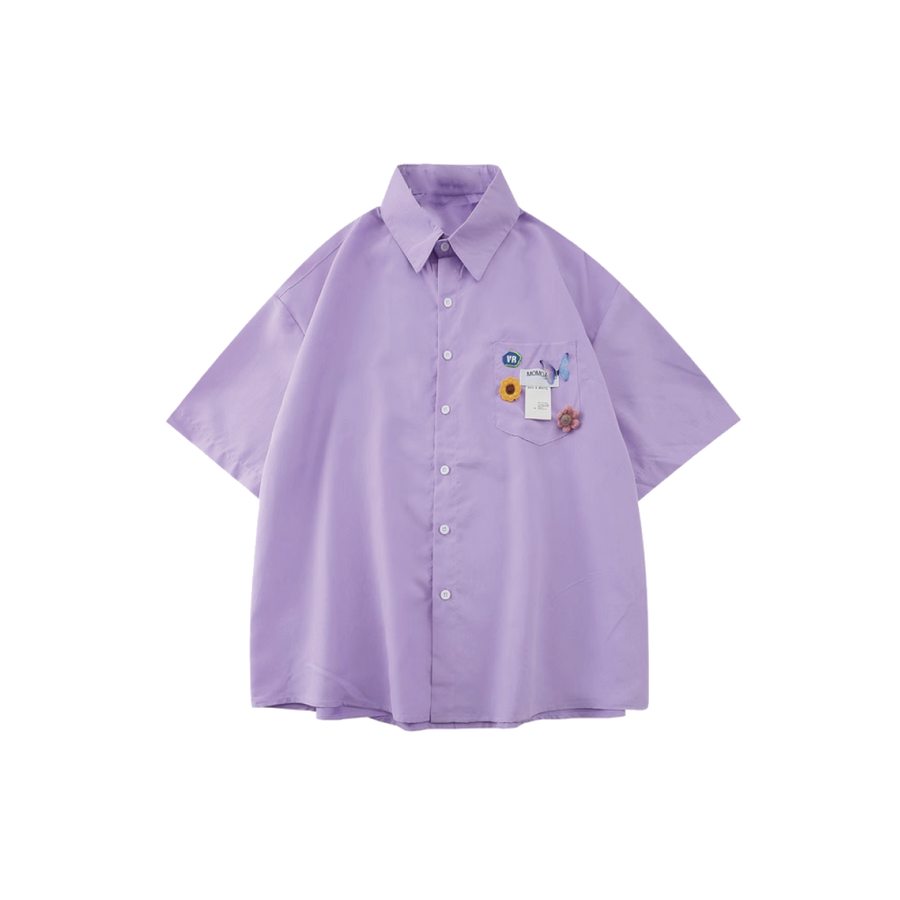 Embroiderd Buttoned Shirt
