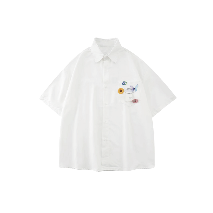 Embroiderd Buttoned Shirt