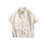 Relaxed Butterfly Pattern Shirt