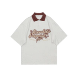 Graffiti Letter Print Polo