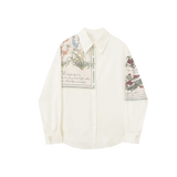Elegant Blossom Oversized Shirt