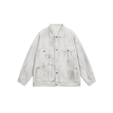 Distress Off White Denim