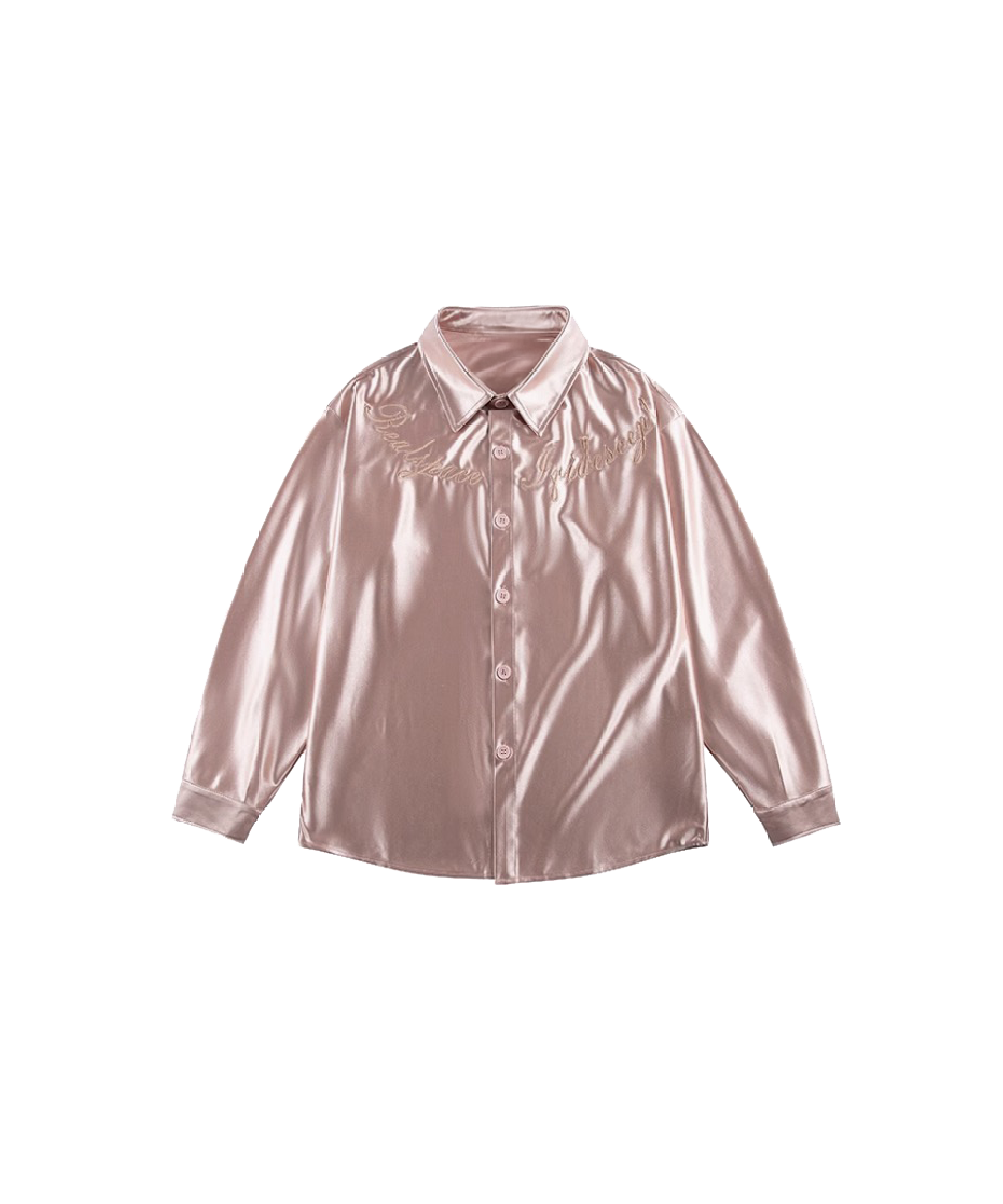 Embroidery Satin Shirt