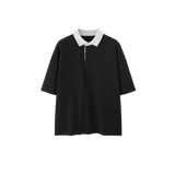 Two Tone Basic Polo Shirt