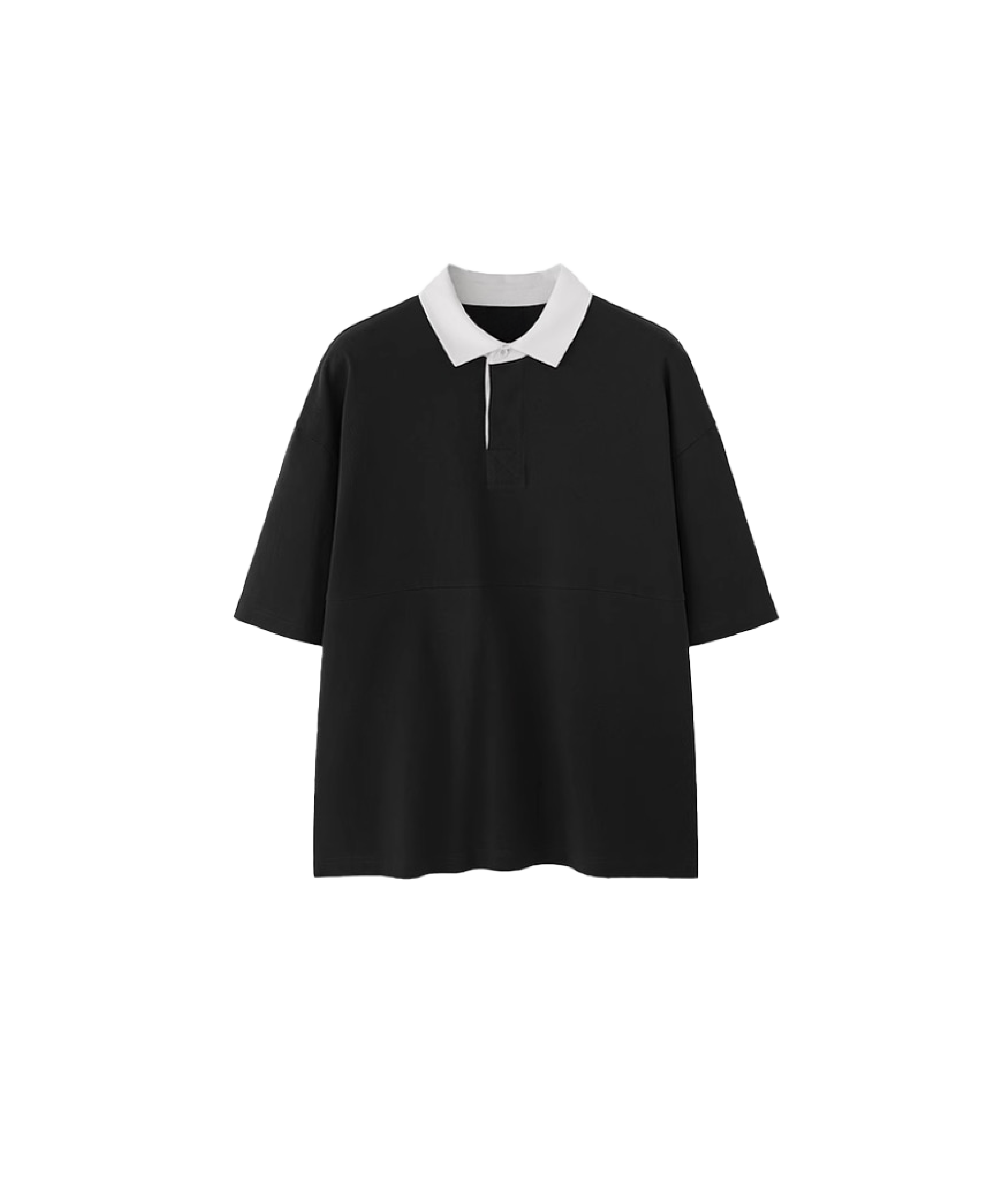 Two Tone Basic Polo Shirt