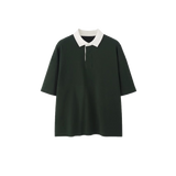 Two Tone Basic Polo Shirt