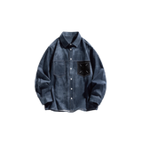 Denim Stitch Design Shirt