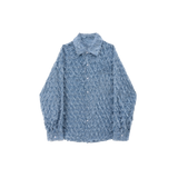 All Feather Texture Shirt