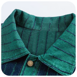 Green Stripe Denim Jacket
