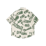 Playful Lettering Casual Shirt