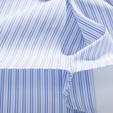 Stripe Fake Button Design Shirt