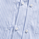 Stripe Fake Button Design Shirt