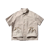 Waffle Embossed Pocket Shirt