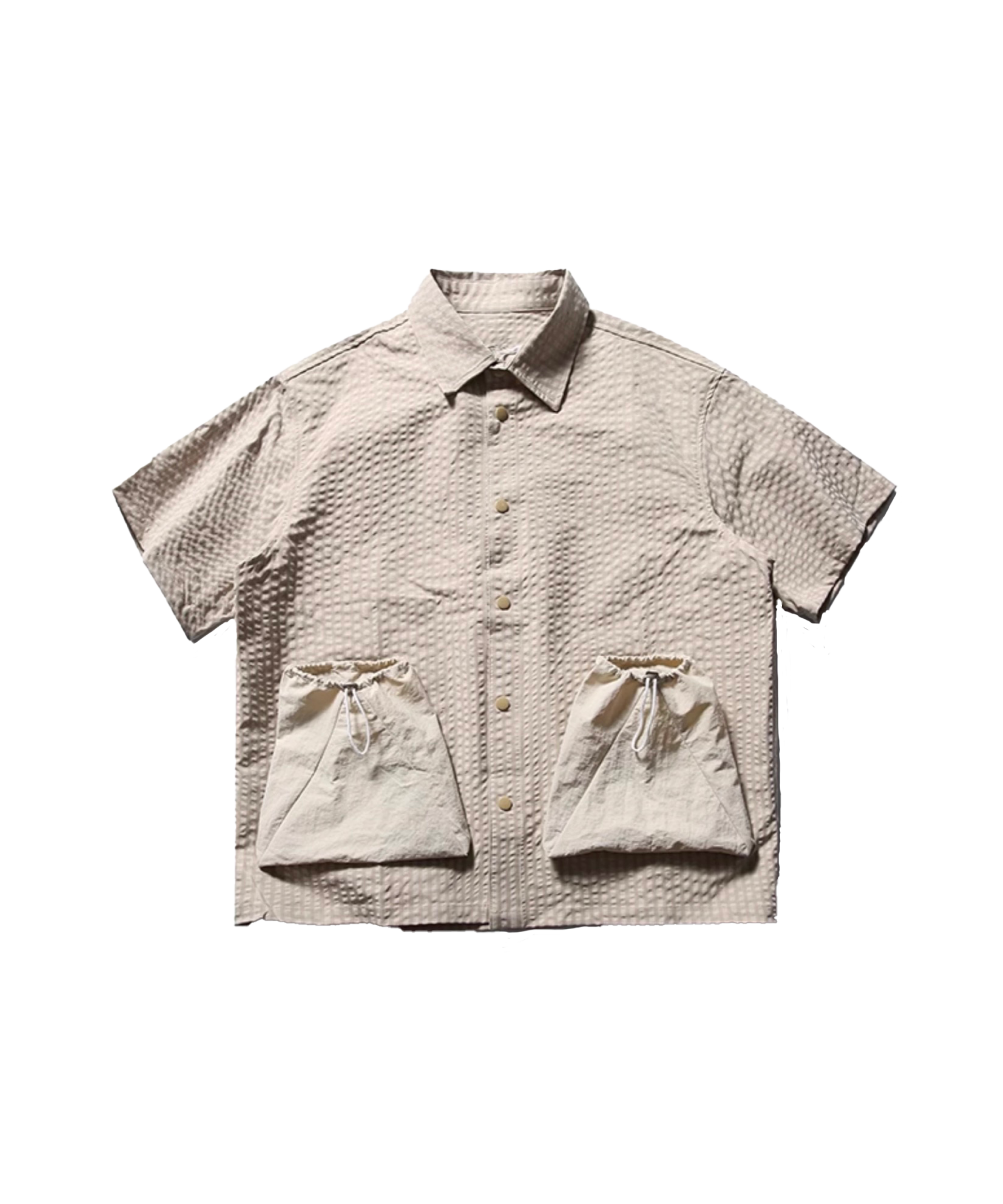 Waffle Embossed Pocket Shirt