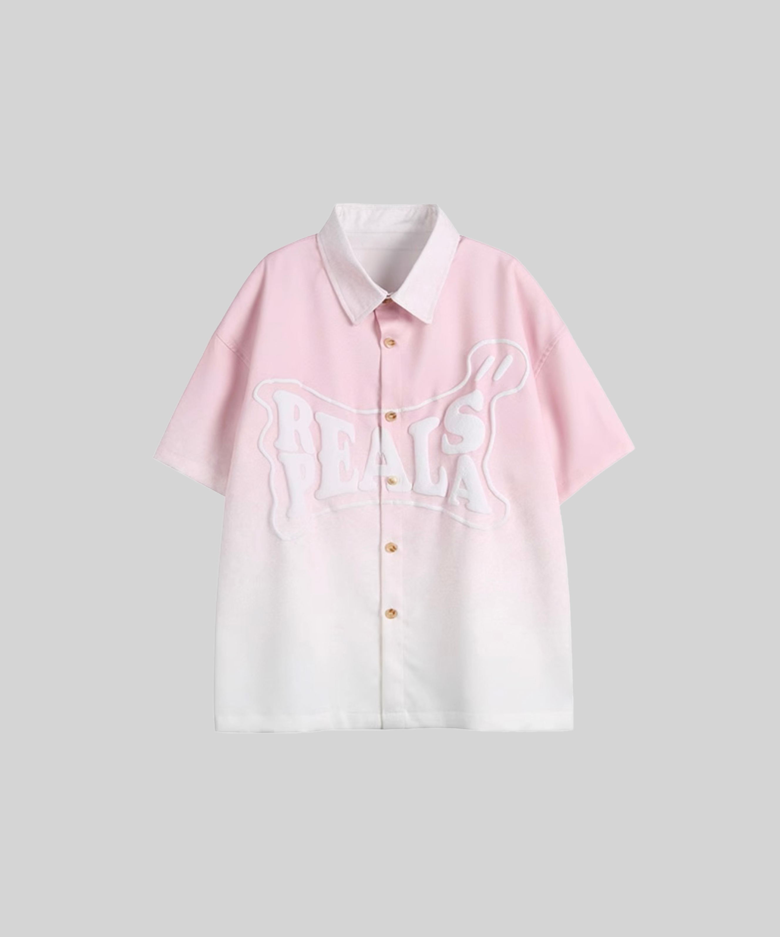 Gradiention Letter Shirt