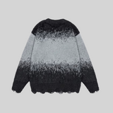 Gradient Mohair Fluffy Sweater