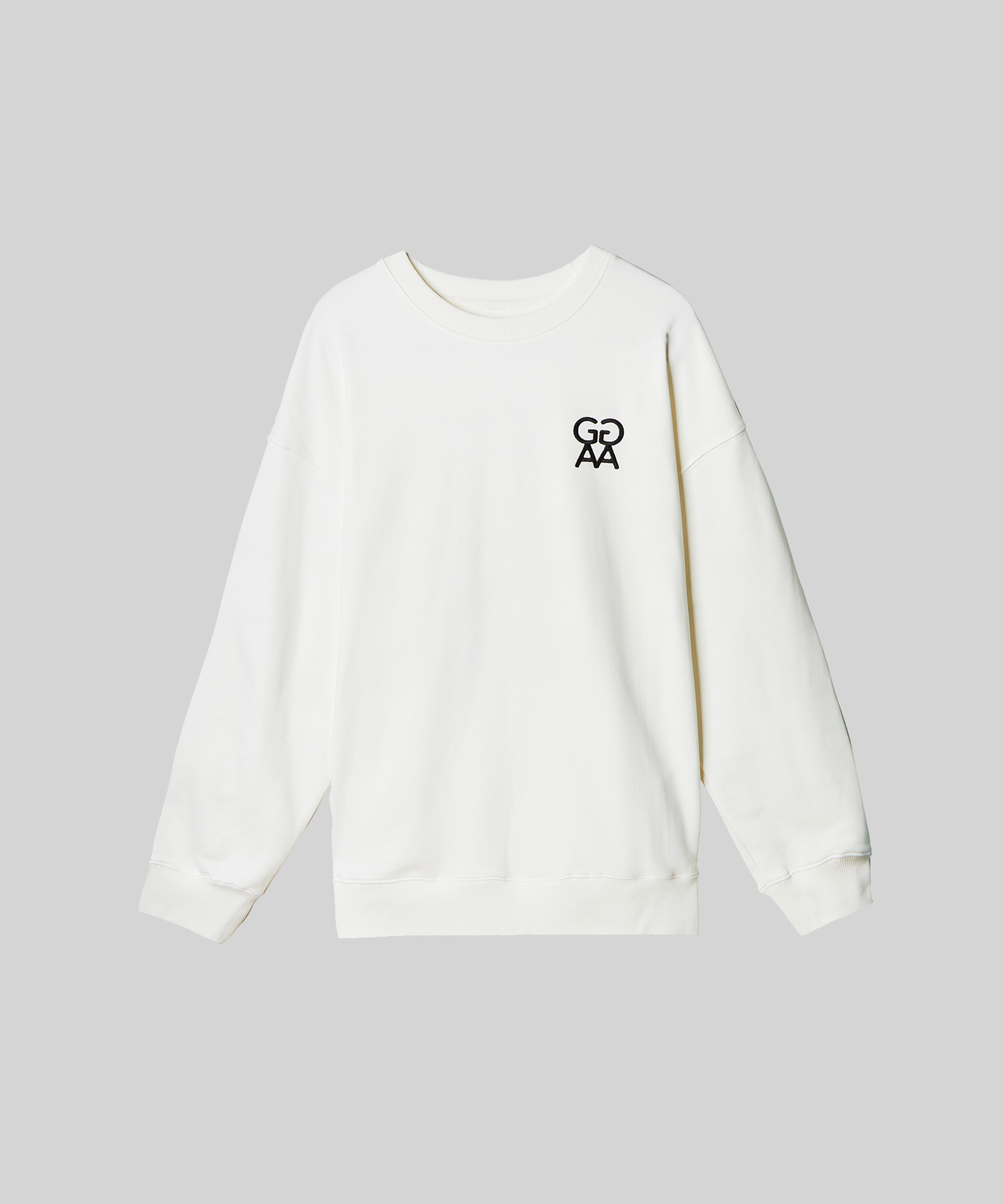 Pre-order GAGA Logo Basic Sweatshirt White