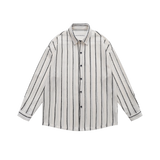 Hollow Out Stripe Pattern Shirt