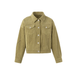 Cropped Corduroy Jacket