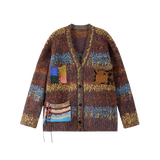 Exotic Mix Color Cardigan