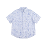 Tye Dye Broken Stripe Shirt