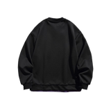 Contrast Color Pocket Sweat