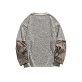 Fake Two Stitching Sweat