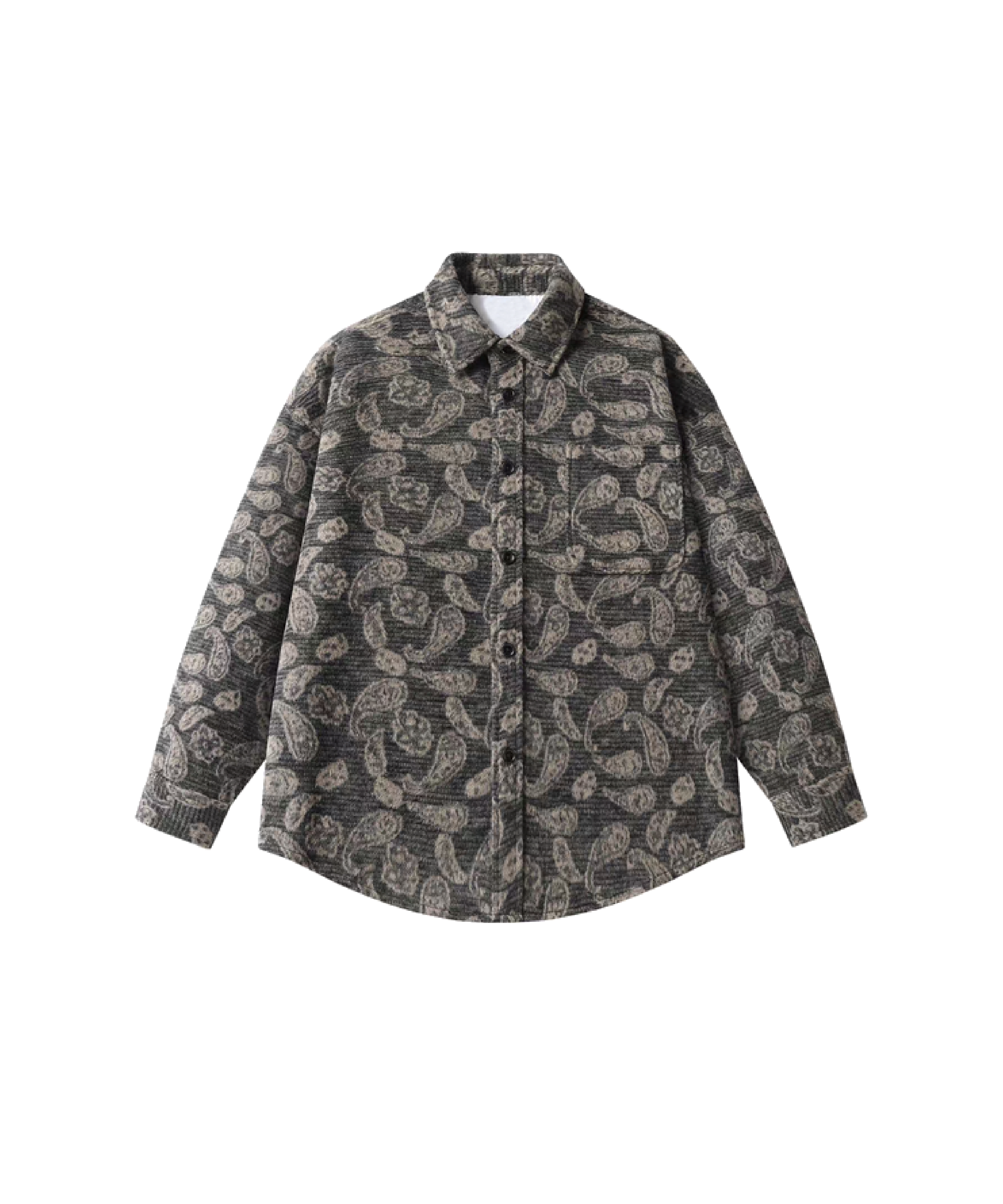 Paisley Jacquard Woolly Shirt